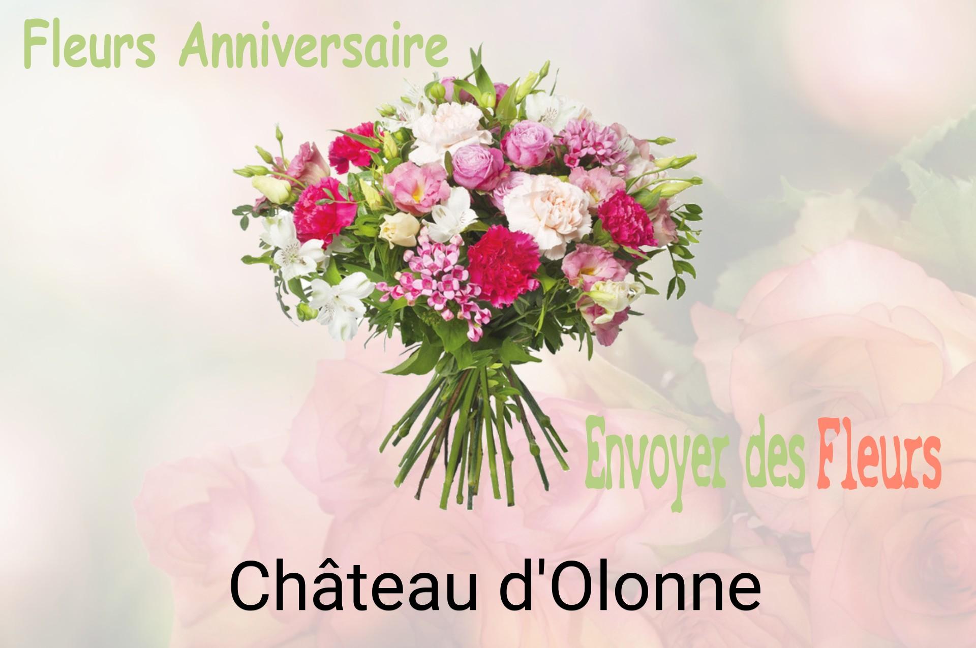 Bouquet de fleurs d’anniversaire livré à Château-d'Olonne